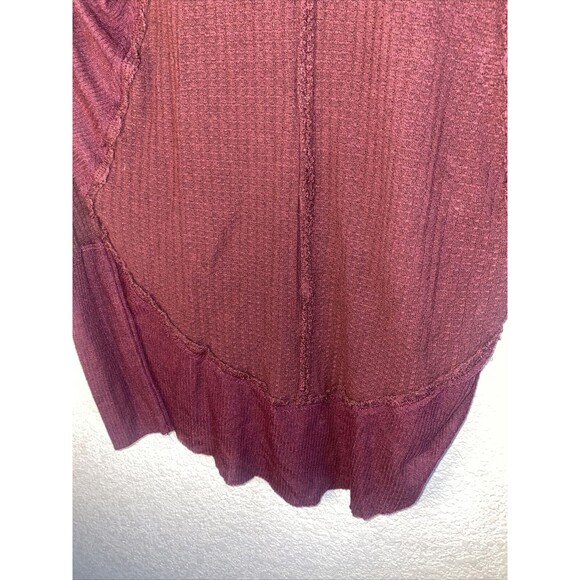 Free People Laguna Waffle Knit Thermal boho long sleeve hippie soft xs - Picture 10 of 12